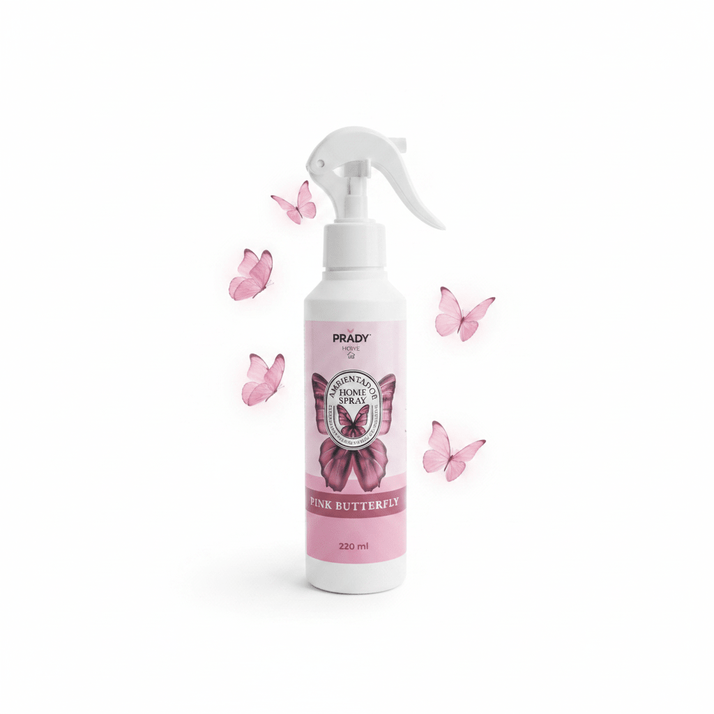 Ambientador Home Spray Pink Butterfly · Prady 220ml AmbientadorTienda esotérica Málaga - La Tienda de Tata Magic: tienda Esotérica en Málaga